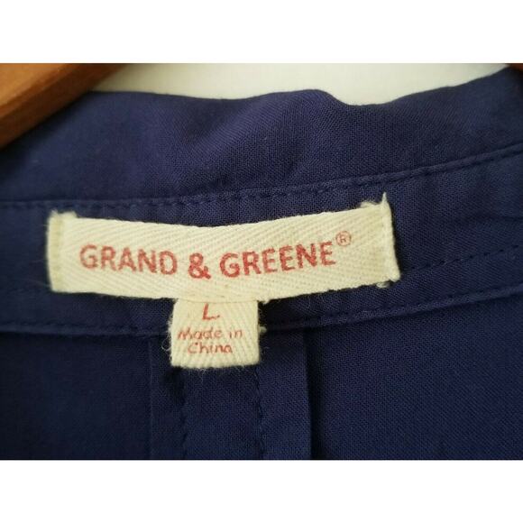 Grand & Greene button-down Blue shirt - Size L - Picture 5 of 5